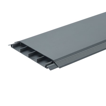 PANDUIT Above Floor Raceway Base And Cover, 6 Ft, Office Slate AFR4BCOS6